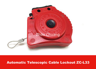 China cierre telescópico automático fácil de utilizar del cable de la seguridad 200g para asegurar las válvulas proveedor