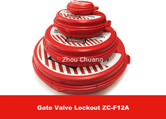 China Nuevo ABS estándar 2,5&quot; - 5&quot; cierre rojo de la válvula de puerta, equipo de la seguridad LOTO proveedor