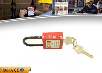 China candados de nylon del cierre de la seguridad del cuerpo del ABS del grillo de 38m m con las llaves principales proveedor