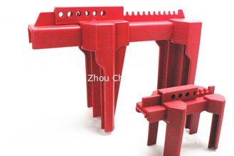 China 2&quot; plástico - 8&quot; dispositivo ajustable rojo del cierre de la seguridad de la vávula de bola proveedor