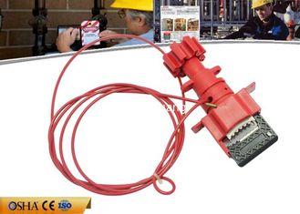 China La válvula roja del propósito multi cierra hacia fuera el material de nylon de acero industrial proveedor