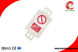 China Andamio plástico Tagout del cierre con la tarjeta del parte movible conveniente para la prueba de la PALMADITA proveedor