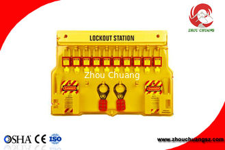 China Estación industrial del cierre de la seguridad de Loto de la combinación con el material plástico de 10 PP de los candados proveedor