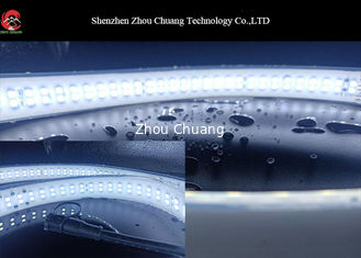 China La fila doble de la prenda impermeable IP68 llevó luces de tira apoya el color de iluminación adaptable 12V 24V 210V 220V disponible proveedor