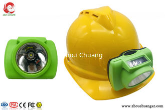 China el CE ATEX de 3.7V 6.8Ah 13000 LUX High Brightness certificó la lámpara de casquillo recargable de seguridad de los mineros proveedor