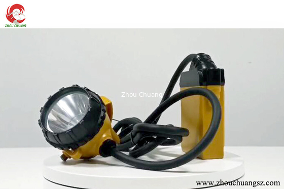 Batería de larga vida fuerte minera del flujo luminoso de la lámpara de casquillo del casco LED 25000LUX para el uso minero proveedor