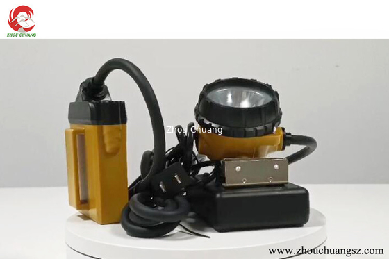 Batería de larga vida fuerte minera del flujo luminoso de la lámpara de casquillo del casco LED 25000LUX para el uso minero proveedor