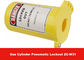 Cierre disponible del cilindro de gas de los candados del amarillo 3 del material de los PP con las etiquetas reescribibles proveedor