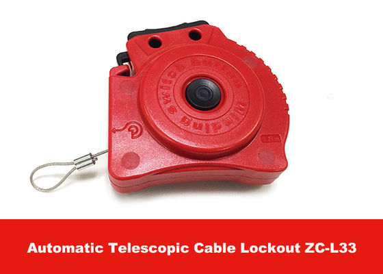 cierre telescópico automático fácil de utilizar del cable de la seguridad 200g para asegurar las válvulas proveedor