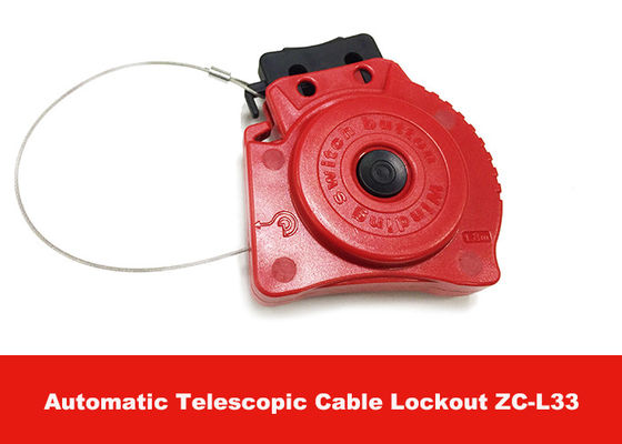 cierre telescópico automático fácil de utilizar del cable de la seguridad 200g para asegurar las válvulas proveedor