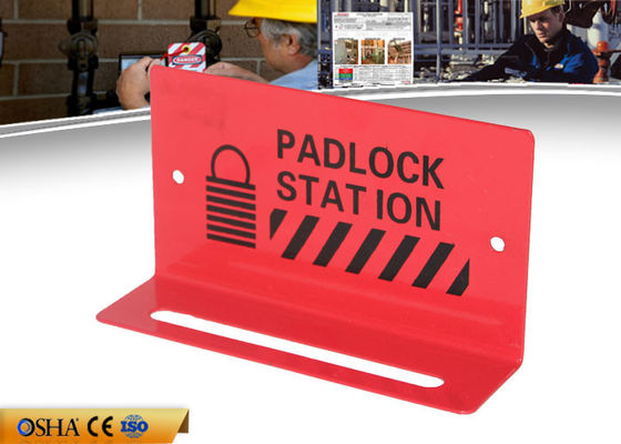 Estación roja del cierre/estación material de acero durable de Tagout del cierre 146g proveedor