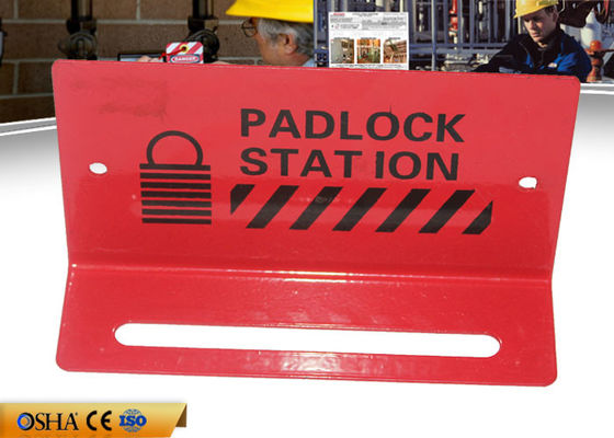 Estación roja del cierre/estación material de acero durable de Tagout del cierre 146g proveedor
