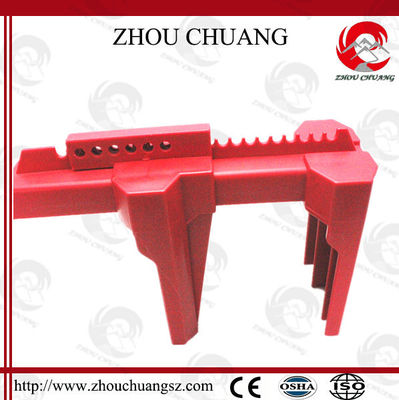 2&quot; plástico - 8&quot; la mejor cerradura de la válvula del precio de bola del cierre ajustable rojo de la vávula proveedor