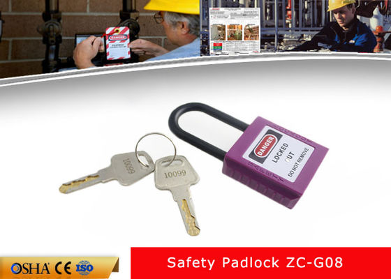 PA No-conductor durable púrpura Bady Xenoy Safety Lockout Padlocks proveedor