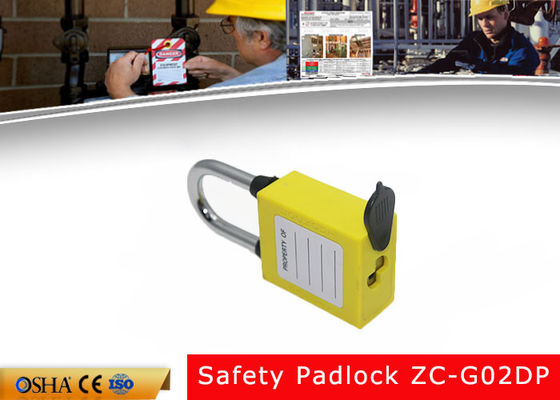 3&quot; amarillo candados altos del cierre de la seguridad del cuerpo de Xenoy con la etiqueta del PVC proveedor