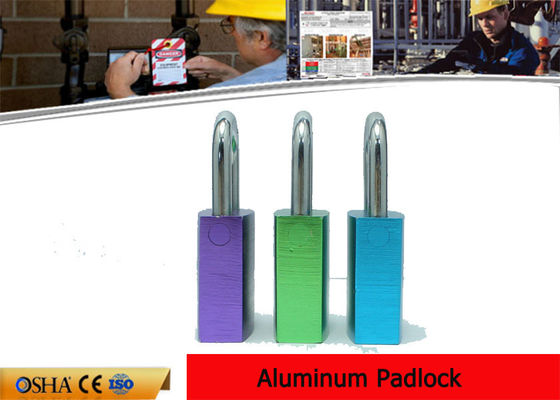 Candados de capa pintados del cierre de la seguridad del aluminio de la seguridad de la longitud corporal proveedor