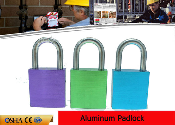 Candados de capa pintados del cierre de la seguridad del aluminio de la seguridad de la longitud corporal proveedor