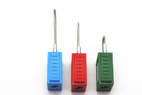 Candados de acero inoxidables del cierre de la seguridad del cable de 2 milímetros con el cuerpo del color proveedor
