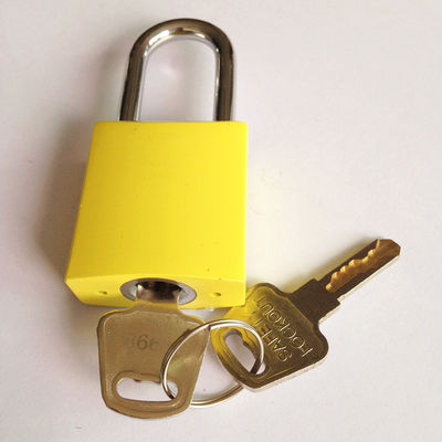 Candados de aluminio del cierre de la seguridad del cuerpo de la cerradura del grillo de acero con llave igualmente, diversa llave principal proveedor