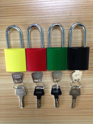 Candados de aluminio del cierre de la seguridad del cuerpo de la cerradura del grillo de acero con llave igualmente, diversa llave principal proveedor