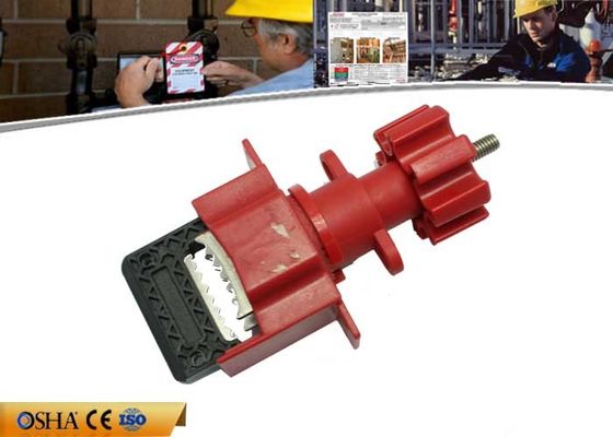 La válvula roja del propósito multi cierra hacia fuera el material de nylon de acero industrial proveedor