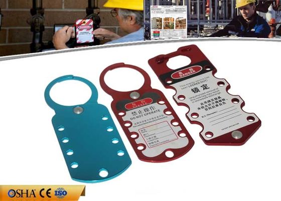 Cierre de aluminio rojo del CERROJO de siete agujeros con el candado de la etiqueta 7pcs del bothside disponible proveedor