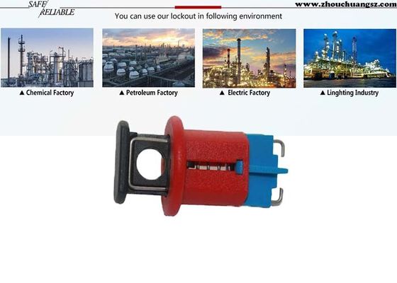 Seguridad miniatura del cierre del disyuntor para el material de nylon del PA del candado proveedor