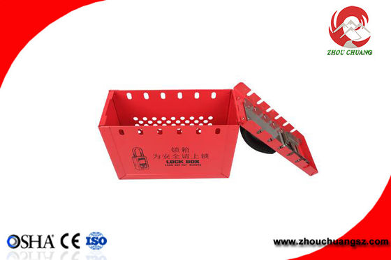 Grupo eléctrico de la seguridad de la placa de Kit Padlock Station Portable Steel del cierre de la seguridad de Loto proveedor