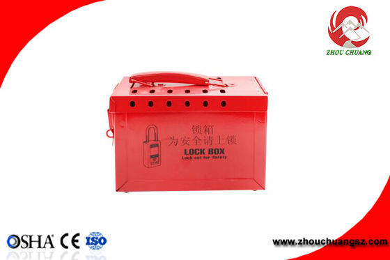 Grupo eléctrico de la seguridad de la placa de Kit Padlock Station Portable Steel del cierre de la seguridad de Loto proveedor
