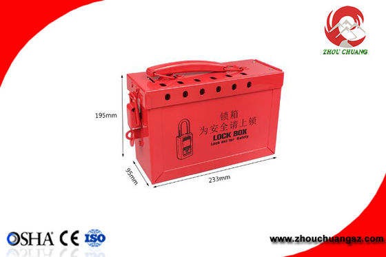 Grupo eléctrico de la seguridad de la placa de Kit Padlock Station Portable Steel del cierre de la seguridad de Loto proveedor