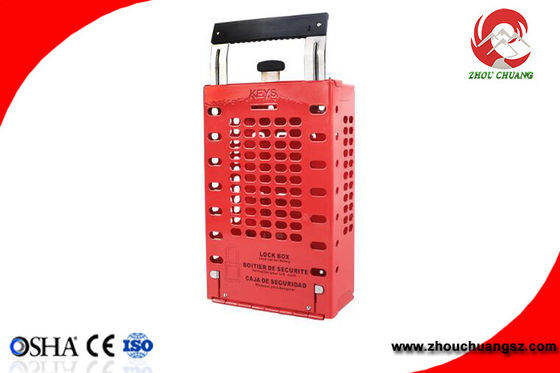 Caja de acero portátil del cierre del grupo de la seguridad de la placa de acero de la patente del aspecto/equipo de ZC-X03 proveedor