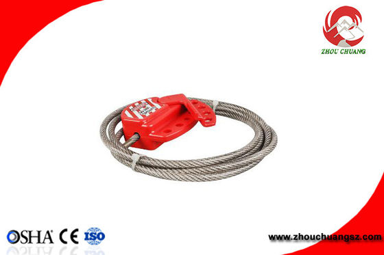 Certificado de cierre de acero ajustable del cable de la seguridad de Stainlessv de la conformidad proveedor