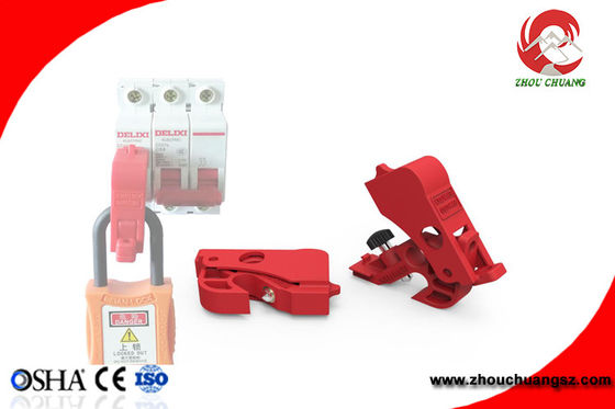 Cierres eléctricos Tagout Mini Circuit Breaker Lockout universal del interruptor de LOTO proveedor