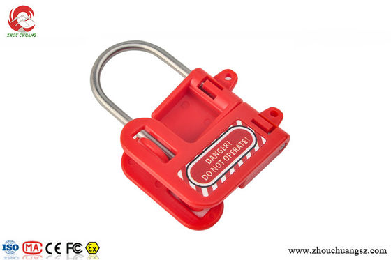 Cierre de acero del cerrojo de la seguridad de no. S430 con la manija plástica roja, liquidación del mandíbula 1n (25m m) proveedor