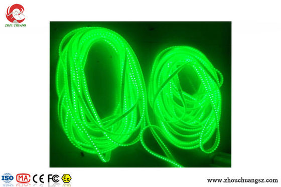 luces de tira de la luz verde LED de 220v SMD5050 los 72LEDs/m para el proyecto ligero, iluminación subterráneo, iluminación del túnel proveedor