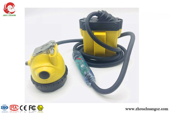 Lámpara de casquillo minera de los mineros de las luces del casco de Atex LED con el cable ligero de destello, luz llevada recargable del casquillo proveedor