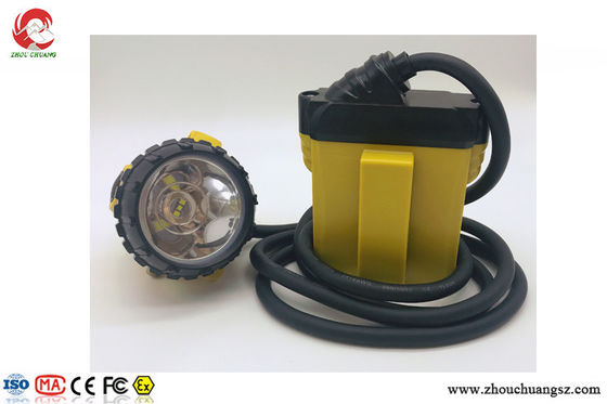 Lámpara de casquillo minera de los mineros de las luces del casco de Atex LED con el cable ligero de destello, luz llevada recargable del casquillo proveedor