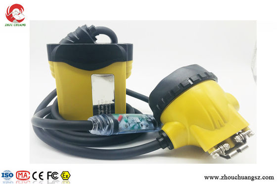 Lámpara de casquillo minera de los mineros de las luces del casco de Atex LED con el cable ligero de destello, luz llevada recargable del casquillo proveedor