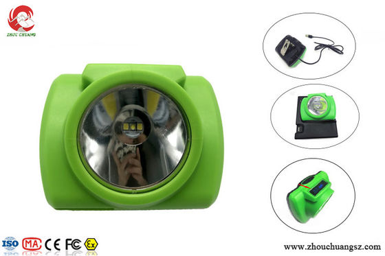 Faro minero verde portátil del color LED con la pantalla 18000LUX 3.7V IP68 de OLED proveedor