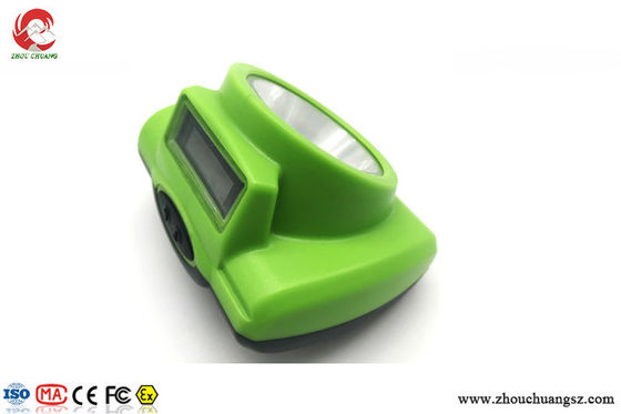 Faro minero verde portátil del color LED con la pantalla 18000LUX 3.7V IP68 de OLED proveedor