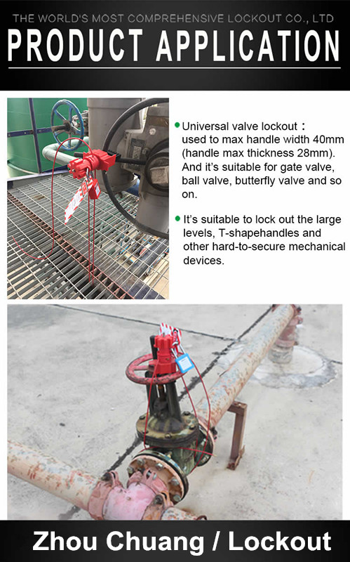 Cierre universal de la válvula con el 1.8M Cable Attched para cerrar hacia fuera las válvulas
