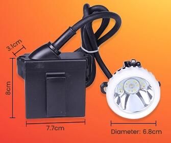 Litio de carga Ion Battery 0 del LED de los mineros de casquillo de la lámpara del casco del SB portátil sin cuerda de la luz